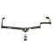 Trailer Tow Hitch For 06-15 Honda Civic Coupe Complete Package w/ Wiring Draw Bar and 1-7/8" Ball