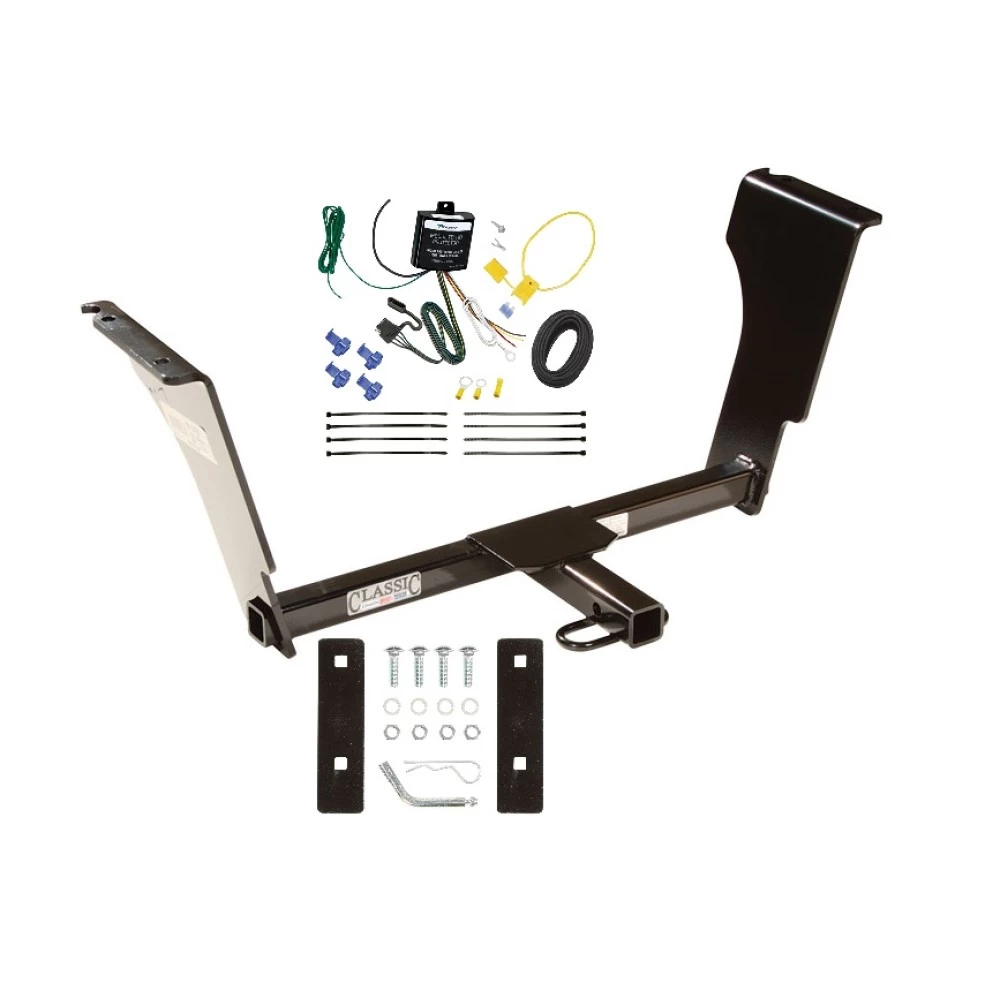 Trailer Tow Hitch For 03-13 Cadillac CTS 05-11 STS Trailer Hitch Tow Receiver w/ Wiring Harness Kit