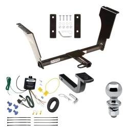 Trailer Tow Hitch For 03-13 Cadillac CTS 05-11 STS Complete Package w/ Wiring Draw Bar and 2" Ball