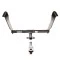 Trailer Tow Hitch For 08-13 Cadillac CTS 4 Dr. Sedan Complete Package w/ Wiring Draw Bar and 2" Ball