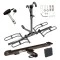 Trailer Tow Hitch For 06-10 Mazda 5 Platform Style 2 Bike Rack w/ Hitch Lock and Cover