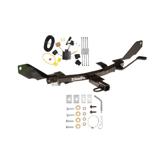Trailer Tow Hitch For 06-09 Ford Fusion All Models Trailer Hitch Tow Receiver w/ Wiring Harness Kit