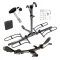 Trailer Tow Hitch For 03-09 Mazda 6 Fusion MKZ Zephyr Platform Style 2 Bike Rack w/ Hitch Lock and Cover
