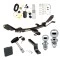 Trailer Tow Hitch For 06-09 Ford Fusion All Models Deluxe Package Wiring 2" and 1-7/8" Ball and Lock