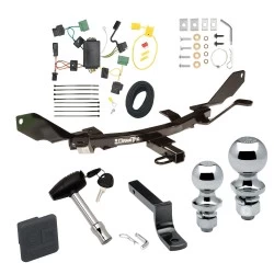 Trailer Tow Hitch For 06-09 Mercury Milan All Models Deluxe Package Wiring 2" and 1-7/8" Ball and Lock