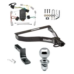 Trailer Tow Hitch For 07-08 Honda Fit All Models Complete Package w/ Wiring Draw Bar and 2" Ball