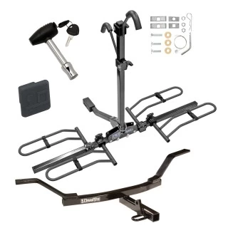 Custom Fit Trailer Hitch2 Bike Carrier Rail Rack Security Lock Pin Rubber Hitch Plug Cover Installation Hardware Installation Instructions 24790 63134 580407 2211 Draw-Tite Trailer Tow Hitch 97-01 Honda CR-V Platform Style 2 Bike Rack Hitch Lock and Cove Trailer Tow Hitch For 97-01 Honda CR-V Platform Style 2 Bike Rack w/ Hitch Lock and Cover