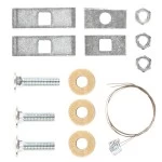 Reese Trailer Tow Hitch For 97-01 Honda CR-V Complete Package w/ Wiring Draw Bar and 2" Ball