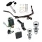 Trailer Tow Hitch For 98-02 Honda Accord (Sedan) 99-03 Acura TL CL Deluxe Package Wiring 2" and 1-7/8" Ball and Lock