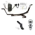 Trailer Tow Hitch For 07-11 Honda CR-V All Models Complete Package w/ Wiring Draw Bar and 2" Ball