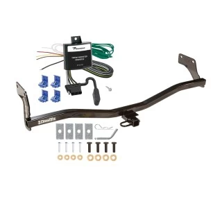 Trailer Tow Hitch For 06-11 KIA Rio5 07-11 Hyundai Accent Tow Receiver w/ Wiring Harness Kit