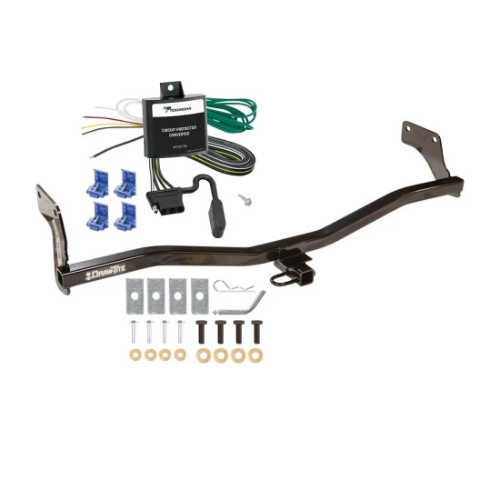 Trailer Tow Hitch For 06-11 KIA Rio5 07-11 Hyundai Accent Tow Receiver w/ Wiring Harness Kit