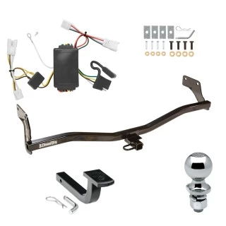 Trailer Tow Hitch For 07-10 Hyundai Elantra Complete Package w/ Wiring Draw Bar and 1-7/8" Ball