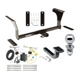 Trailer Tow Hitch For 16-25 Nissan Altima All Models Complete Package w/ Wiring Draw Bar and 2" Ball