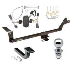 Trailer Tow Hitch For 07-12 KIA Rondo All Models Complete Package w/ Wiring Draw Bar and 2" Ball
