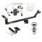 Trailer Tow Hitch For 07-12 KIA Rondo All Models Complete Package w/ Wiring Draw Bar and 1-7/8" Ball