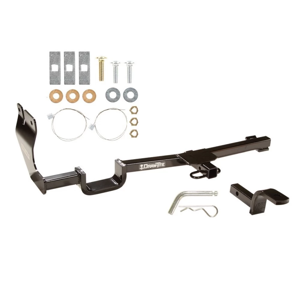 Trailer Tow Hitch For 07-11 Nissan Versa Sedan 07-12 Hatchback Tow Receiver w/ Draw Bar Kit