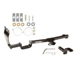 Trailer Tow Hitch For 07-11 Nissan Versa Sedan 07-12 Hatchback Tow Receiver w/ Draw Bar Kit