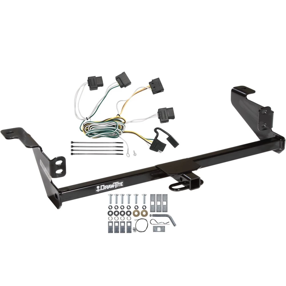 Trailer Tow Hitch For 08-11 Ford Focus 2 or 4-Dr. Trailer Hitch Tow Receiver w/ Wiring Harness Kit