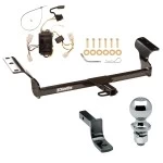 Trailer Tow Hitch For 03-08 Toyota Matrix Complete Package w/ Wiring Draw Bar and 1-7/8" Ball