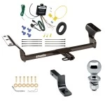 Trailer Tow Hitch For 03-14 Toyota Matrix 03-10 Pontiac Vibe Exc GT Complete Package w/ Wiring Draw Bar and 1-7/8" Ball