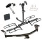 Trailer Tow Hitch For 08-15 Scion xB 11-13 tC Platform Style 2 Bike Rack w/ Hitch Lock and Cover