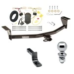 Trailer Tow Hitch For 08-10 Scion xB All Models Complete Package w/ Wiring Draw Bar and 1-7/8" Ball