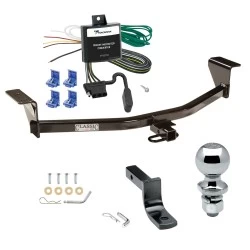 Trailer Tow Hitch For 11-13 Scion tC Complete Package w/ Wiring Draw Bar and 2" Ball