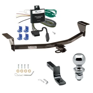 Trailer Tow Hitch For 11-13 Scion tC Complete Package w/ Wiring Draw Bar and 2" Ball