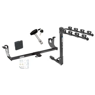 Custom Fit Trailer Hitch4 Bike Carrier Security Lock Pin Rubber Hitch Plug Cover Installation Hardware Installation Instructions 24825 1393100G 580407 2211 Draw-Tite Trailer Tow Hitch 4 Bike Rack 10-14 Volkswagen Golf 06-09 GTI Rabbit tilt away adult or Trailer Tow Hitch w/ 4 Bike Rack For 10-14 Volkswagen Golf 06-09 GTI Rabbit tilt away adult or child arms fold down carrier w/ Lock and Cover