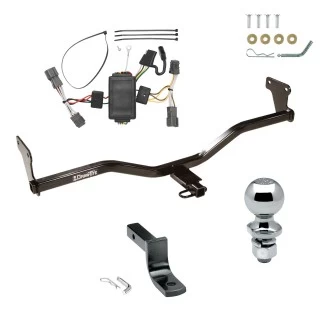 Trailer Tow Hitch For 10-13 KIA Soul w/o LED Taillights Complete Package w/ Wiring Draw Bar and 2" Ball