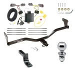 Trailer Tow Hitch For 10-13 KIA Soul w/ LED Taillights Complete Package w/ Wiring Draw Bar and 1-7/8" Ball