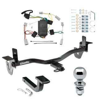 Trailer Tow Hitch For 10-13 Mazda 3 Sedan w/o LED Taillights W/ Wiring 1-7/8" Ball & Draw Bar Kit