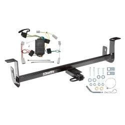 Trailer Tow Hitch For 10-13 Mazda 3 Hatchback w/o LED Taillights Trailer Hitch Tow Receiver w/ Wiring Harness Kit