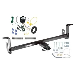 Trailer Tow Hitch For 10-13 Mazda 3 Hatchback w/ LED Taillights Trailer Hitch Tow Receiver w/ Wiring Harness Kit