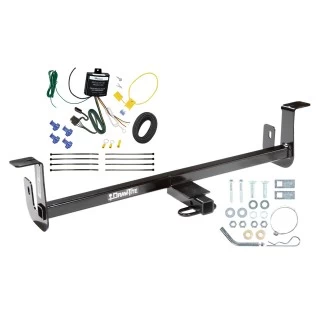 Trailer Tow Hitch For 10-13 Mazda 3 Hatchback w/ LED Taillights Trailer Hitch Tow Receiver w/ Wiring Harness Kit