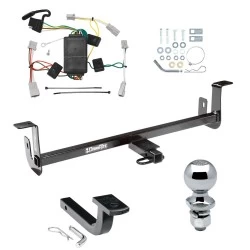 Trailer Tow Hitch For 10-13 Mazda 3 Hatchback w/o LED Taillights Complete Package w/ Wiring Draw Bar and 2" Ball