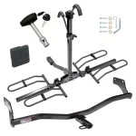 Trailer Tow Hitch For 09-12 Hyundai Elantra Touring Platform Style 2 Bike Rack w/ Hitch Lock and Cover