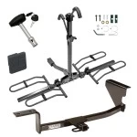 Trailer Tow Hitch For 09-17 VW CC Except R-Line 06-10 Passat Platform Style 2 Bike Rack w/ Hitch Lock and Cover