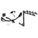 Custom Fit Trailer Hitch4 Bike Carrier Security Lock Pin Rubber Hitch Plug Cover Installation Hardware Installation Instructions 24850 1393100G 580407 2211 Draw-Tite Trailer Tow Hitch 4 Bike Rack 10-15 Chevy Camaro Except Convertible and Ground Effects Trailer Tow Hitch w/ 4 Bike Rack For 10-15 Chevy Camaro Except Convertible and Ground Effects tilt away adult or child arms fold down carrier w/ Lock and Cover
