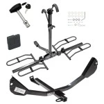 Trailer Tow Hitch For 10-15 Chevy Camaro Platform Style 2 Bike Rack w/ Hitch Lock and Cover