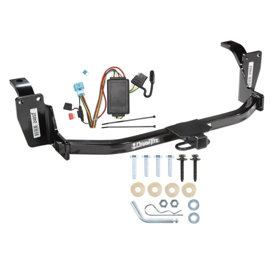 Trailer Tow Hitch For 10-12 Honda Accord Crosstour Trailer Hitch Tow Receiver w/ Wiring Harness Kit
