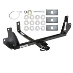 Trailer Tow Hitch For 07-11 BMW 328i 09-11 xDrive Sedan 07-08 Single Muffler 1-1/4" Towing Receiver Class 1