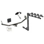 Custom Fit Trailer Hitch4 Bike Carrier Security Lock Pin Rubber Hitch Plug Cover Installation Hardware Installation Instructions 24863 1393100G 580407 2211 Draw-Tite Trailer Tow Hitch 4 Bike Rack 11-14 Mustang tilt away adult or child arms fold down car Trailer Tow Hitch w/ 4 Bike Rack For 11-14 Ford Mustang tilt away adult or child arms fold down carrier w/ Lock and Cover