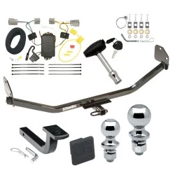 Trailer Tow Hitch For 11-14 Ford Mustang All Models Deluxe Package Wiring 2" and 1-7/8" Ball and Lock