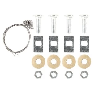 Trailer Tow Hitch For 11-24 Ford Mustang Platform Style 2 Bike Rack w/ Hitch Lock and Cover