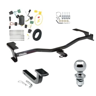 Trailer Tow Hitch For 10-11 Mercury Milan 10-12 Lincoln MKZ Complete Package w/ Wiring Draw Bar and 2" Ball