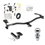 Trailer Tow Hitch For 10-11 Mercury Milan 10-12 Lincoln MKZ Complete Package w/ Wiring Draw Bar and 2" Ball