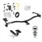 Trailer Tow Hitch For 10-11 Mercury Milan 10-12 Lincoln MKZ Complete Package w/ Wiring Draw Bar and 2" Ball