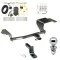 Trailer Tow Hitch For 11-14 Mazda 2 Complete Package w/ Wiring Draw Bar and 2" Ball
